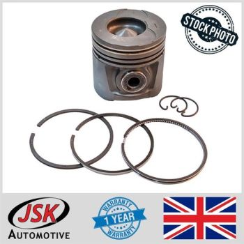 Piston w Pins & Rings Set STD Size for Mahindra Scorpio Xylo 2.6 CRDe 94mm Bore