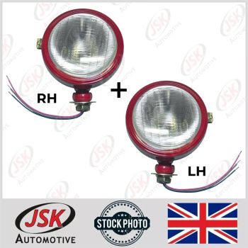 Pair of Headlamps RH & LH for David Brown 990 880 1410 Massey 35 35X Tractors 