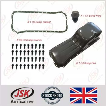 Oil Sump Pan, Gasket, 36 Screws and Sump Plug  for Cummins 5.9 6B 6BT 6BTA 