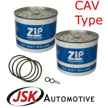 CAV Fuel Filters 2pc Nuffield 10/42 10/60 3/42 3/45 3DL 4/60 4/65 4DM