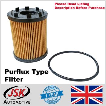 Purflux Type Design Oil Filter Vauxhall Corsa 1.4 Petrol 1.3 Diesel CDTI