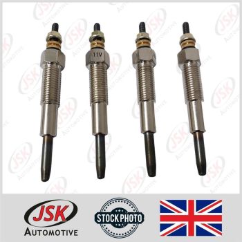 4x 11V Glow Plugs For Ranger 2.5TD Kia Sportage Retona Besta Mazda E Van Bt-50