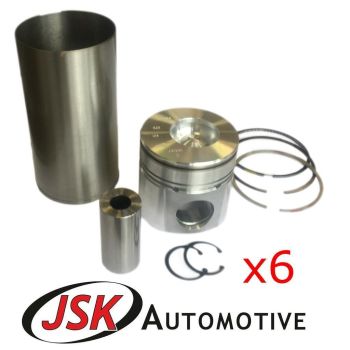 Pistons Cylinder Liners Pins Rings & Circlips for Cummins 6B 6BT 6BTA 102mm