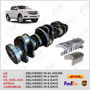 P5AT Crankshaft with Main & Conrod Bearings Kit for Mazda 3.2 TDCi BT-50 2011-