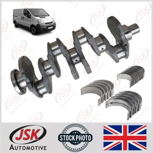 F9Q Crankshaft with Main & Rod Bearings For 1.9 DTI DI Movano Vivaro Bus Van 